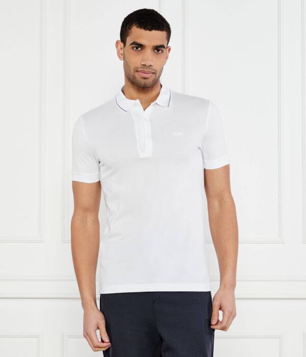 Рубашка поло Slim fit Boss Green, белый
Рубашка поло Slim fit Boss Green, белый