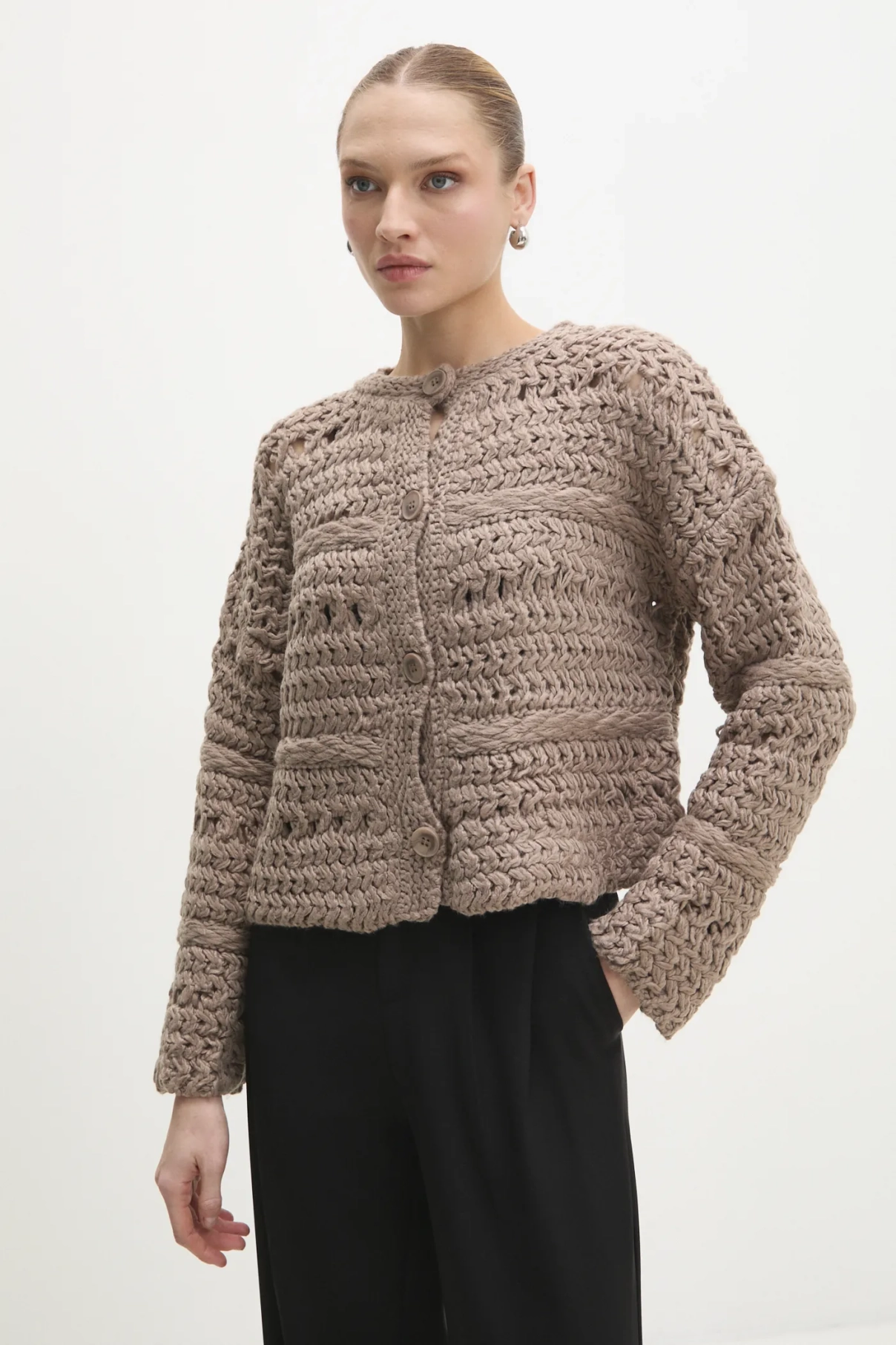 Кардиган Answear Lab, бежевый
Кардиган Answear Lab, бежевый