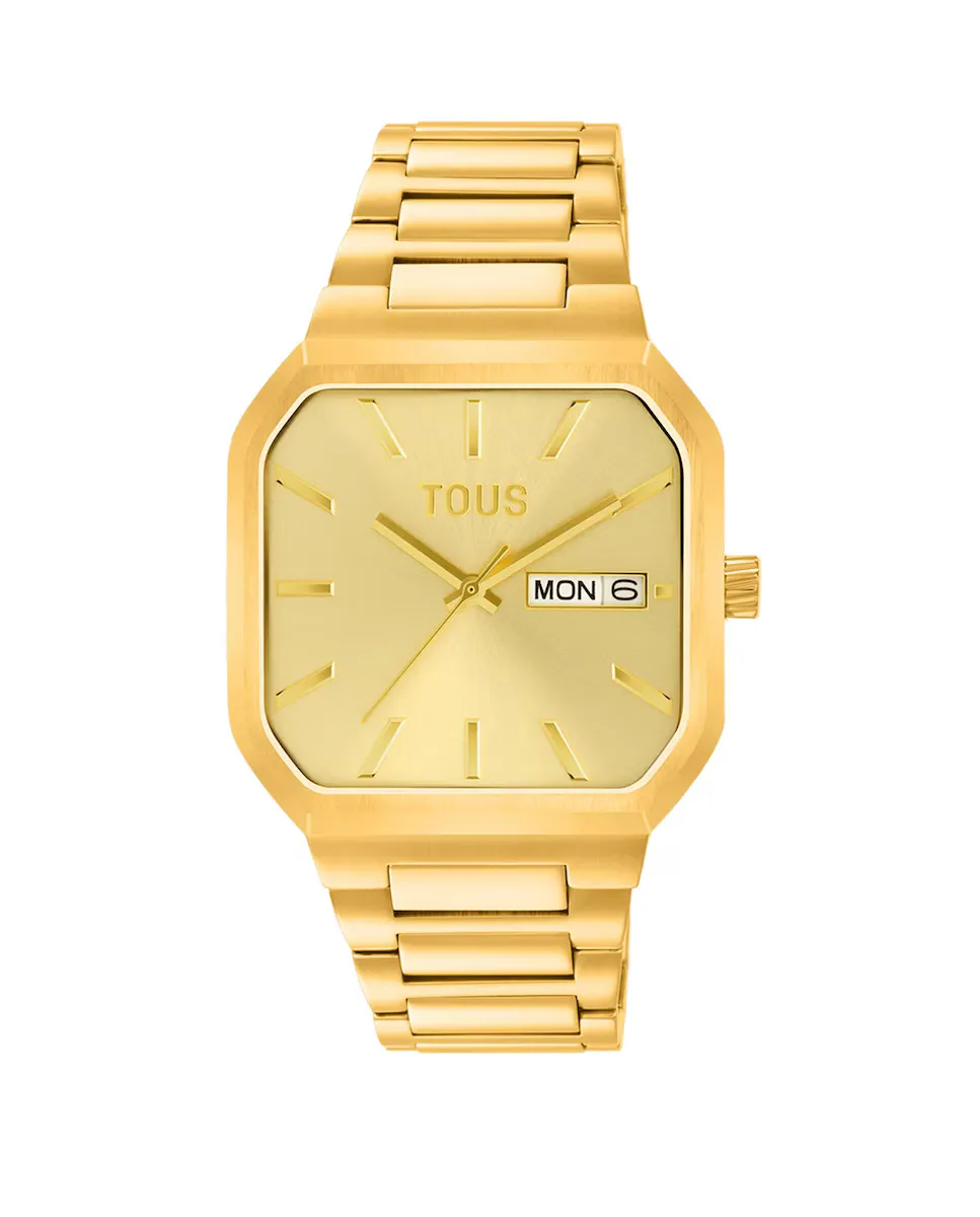 Аналоговые часы с подсветкой, золотой стальной браслет IPG Tous, золотой
Аналоговые часы с подсветкой, золотой стальной браслет IPG Tous, золотой