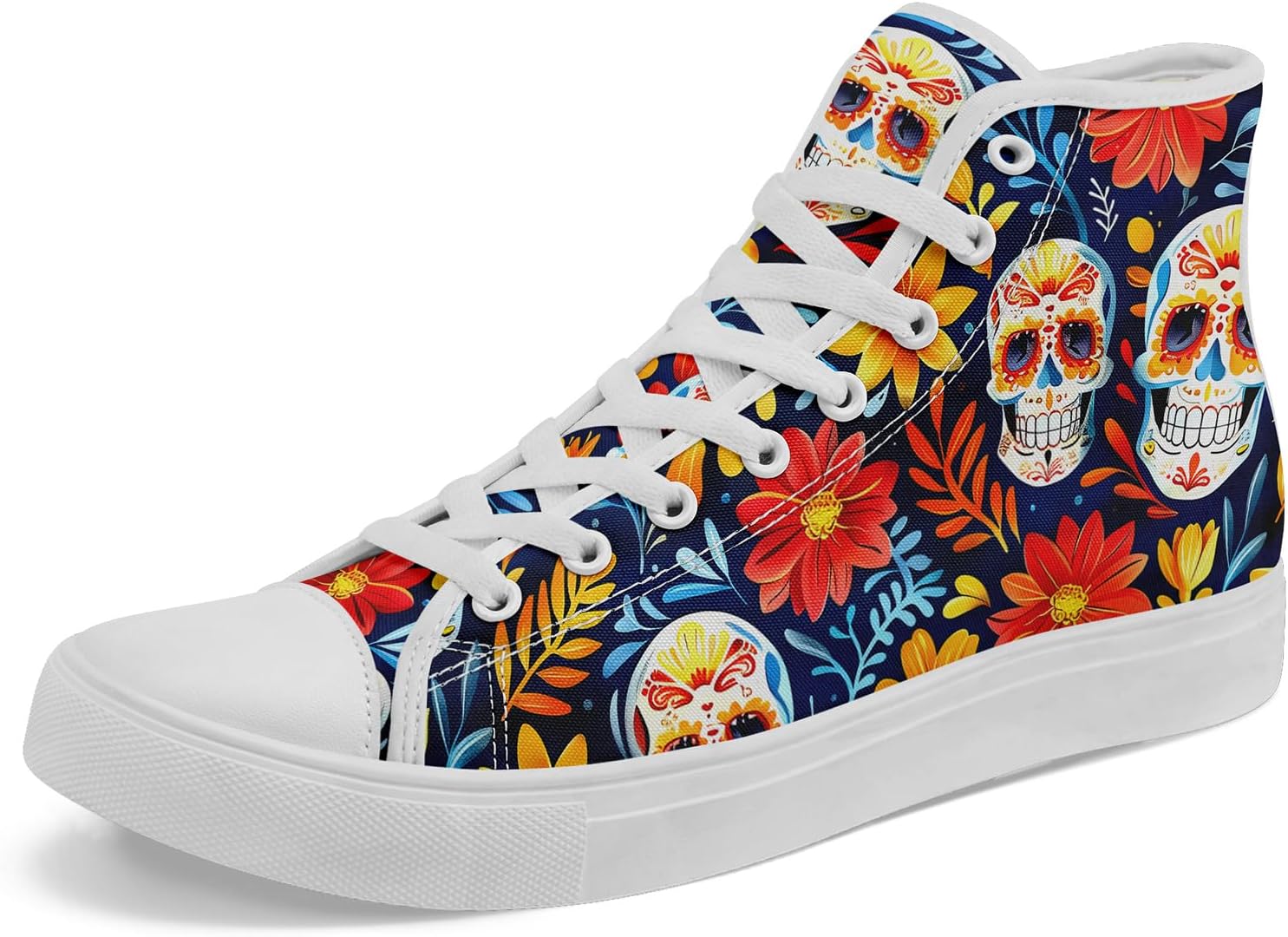 Высокие кеды на шнуровке AWSOLE Gothic Skull для мужчин и женщин, смелый и дерзкий дизайн кроссовок для повседневной носки, плоская подошва для ходьбы, белый/черный/красный/синий/оранжевый
Высокие кеды на шнуровке AWSOLE Gothic Skull для мужчин и женщин, смелый и дерзкий дизайн кроссовок для повседневной носки, плоская подошва для ходьбы, белый/черный/красный/синий/оранжевый