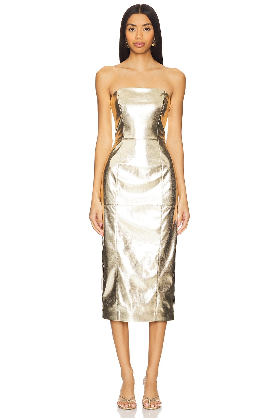 Платье миди нари Camila Coelho, золотой
Платье миди нари Camila Coelho, золотой