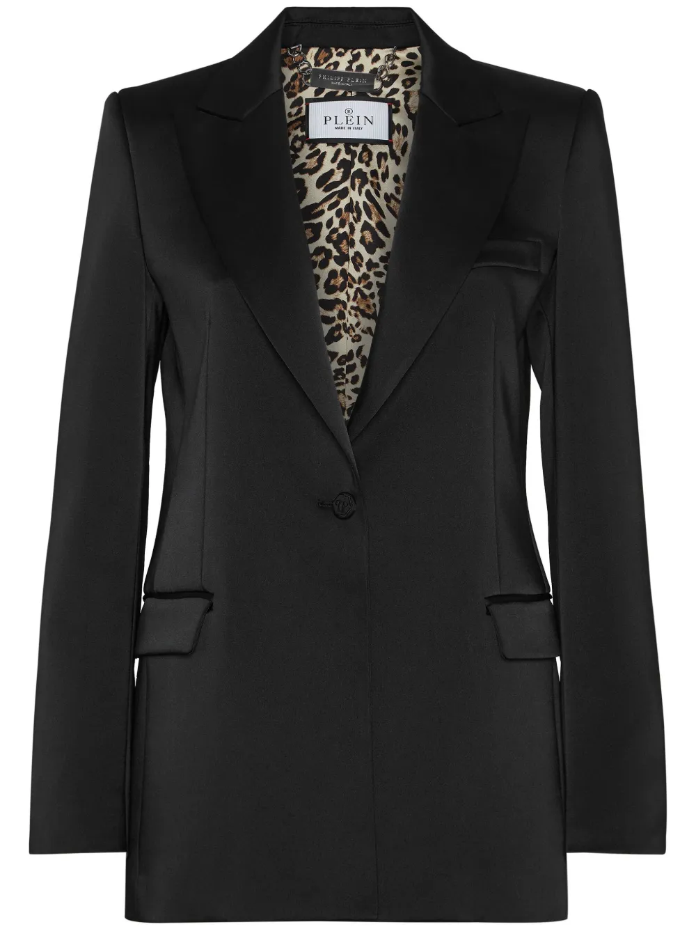 Атласный блейзер с кристаллами Philipp Plein, черный
Атласный блейзер с кристаллами Philipp Plein, черный
