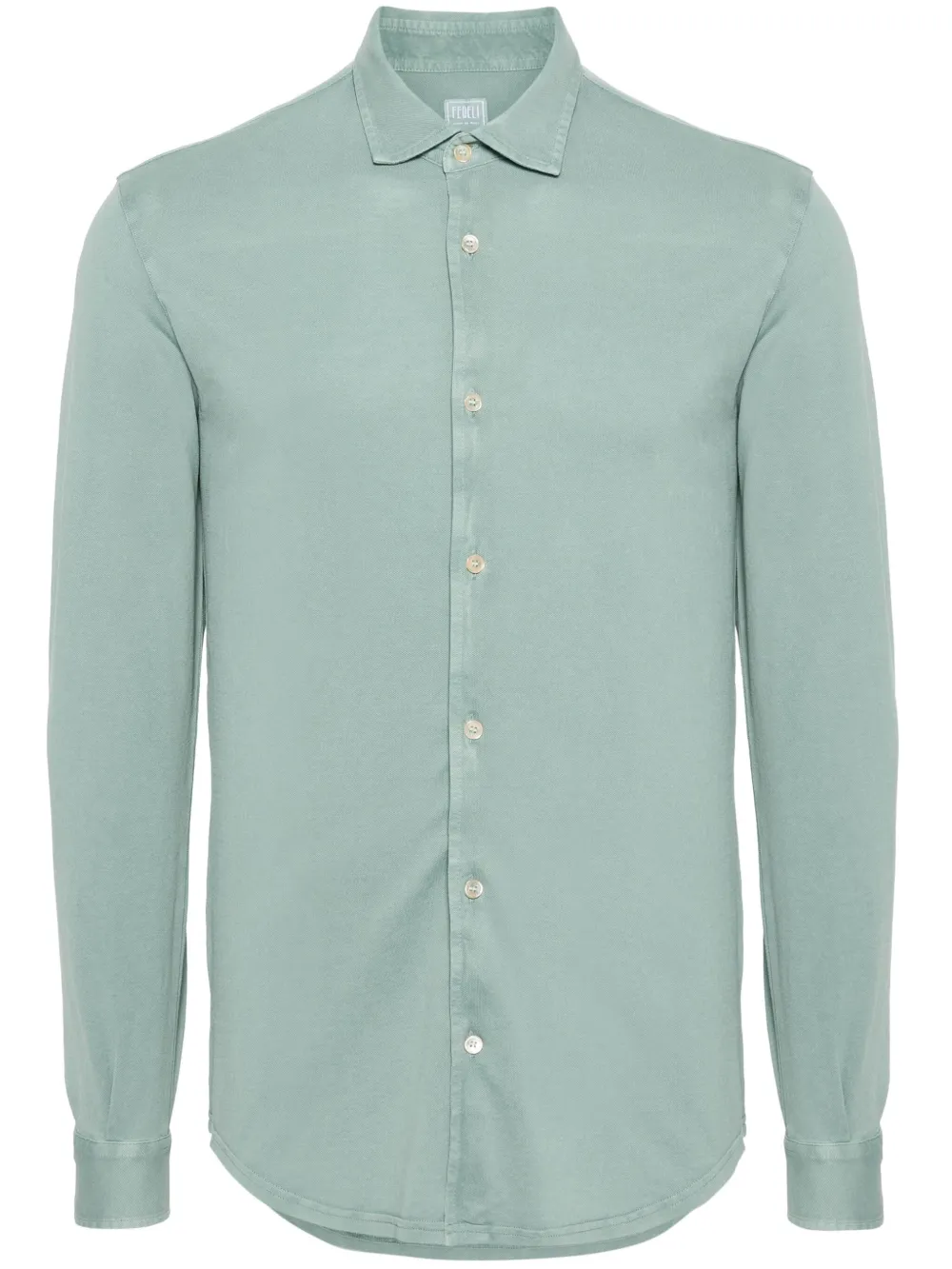 Рубашка из ткани пике Fedeli, синий
Рубашка из ткани пике Fedeli, синий