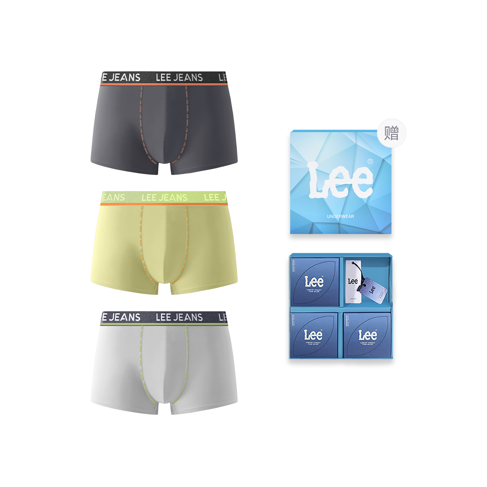 Lee Sunset 1.0 подарочный набор мужского белья 3 шт
Lee Sunset 1.0 подарочный набор мужского белья 3 шт