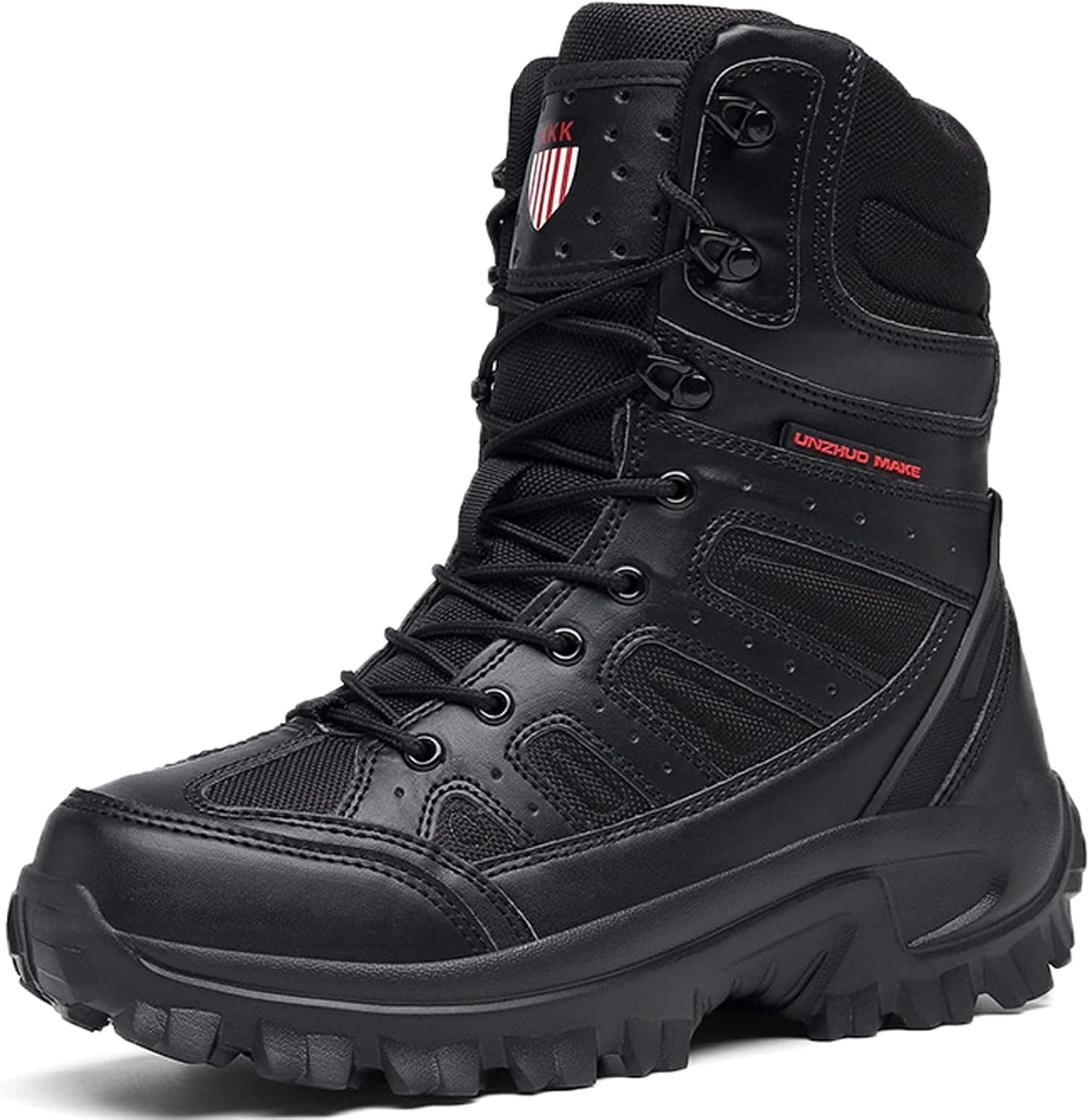 Мужские трекинговые ботинки hongrenamz, противоскользящие, высокие, легкие, водонепроницаемые, для путешествий, походов и работы, песочный, размер EU46/US12, черный
Мужские трекинговые ботинки hongrenamz, противоскользящие, высокие, легкие, водонепроницаемые, для путешествий, походов и работы, песочный, размер EU46/US12, черный