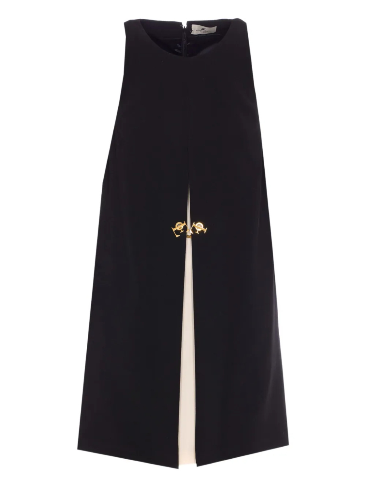 Платье без рукавов с вырезом Elisabetta Franchi, черный
Платье без рукавов с вырезом Elisabetta Franchi, черный