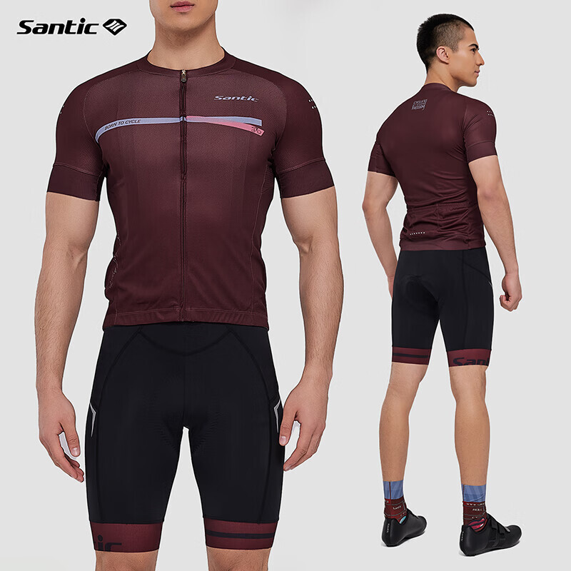 Велосипедный костюм Santic Sendike из джерси с короткими рукавами и шорт M, бордовый/черный
Велосипедный костюм Santic Sendike из джерси с короткими рукавами и шорт M, бордовый/черный