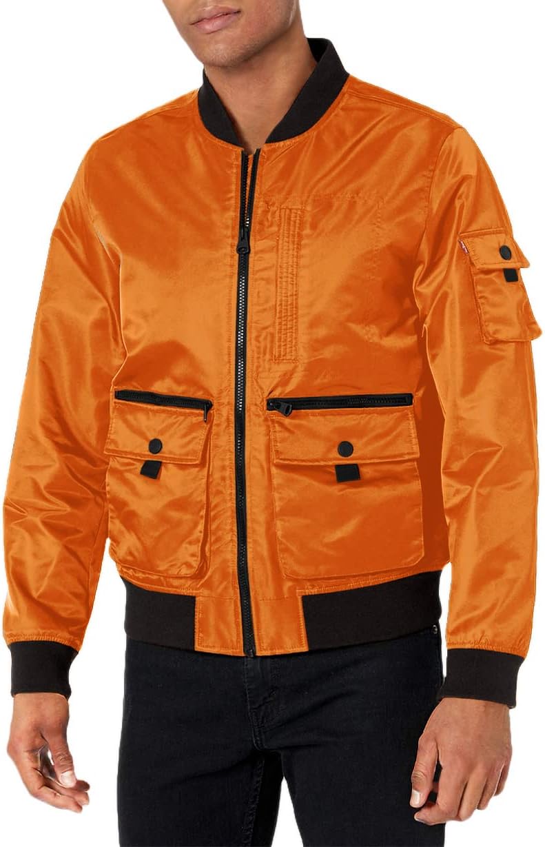 Мужская университетская куртка-бомбер Levi's Trucker, Orange Patch Pockets
Мужская университетская куртка-бомбер Levi's Trucker, Orange Patch Pockets