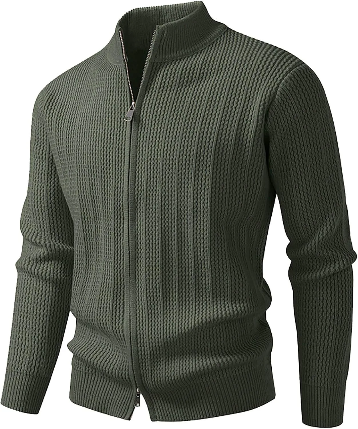 Мужской кардиган с молнией и воротником стойкой, текстурированный, с длинными рукавами Xiaojmake
Мужской кардиган с молнией и воротником стойкой, текстурированный, с длинными рукавами Xiaojmake