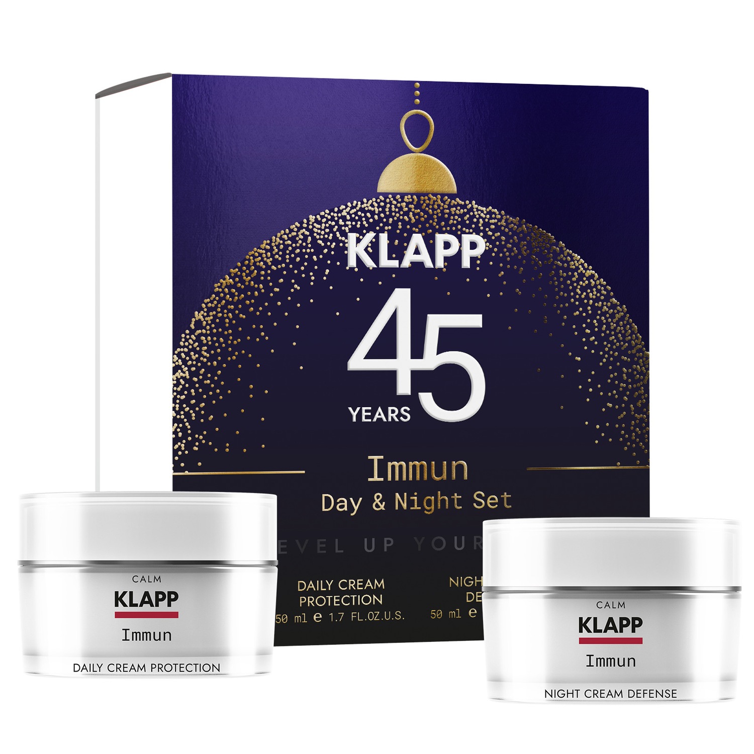 Дневной крем weihnachten immun day & night set Klapp, объем 50 мл + 50 мл
Дневной крем weihnachten immun day & night set Klapp, объем 50 мл + 50 мл