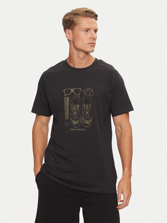 Футболка стандартного кроя New Balance, черный
Футболка стандартного кроя New Balance, черный