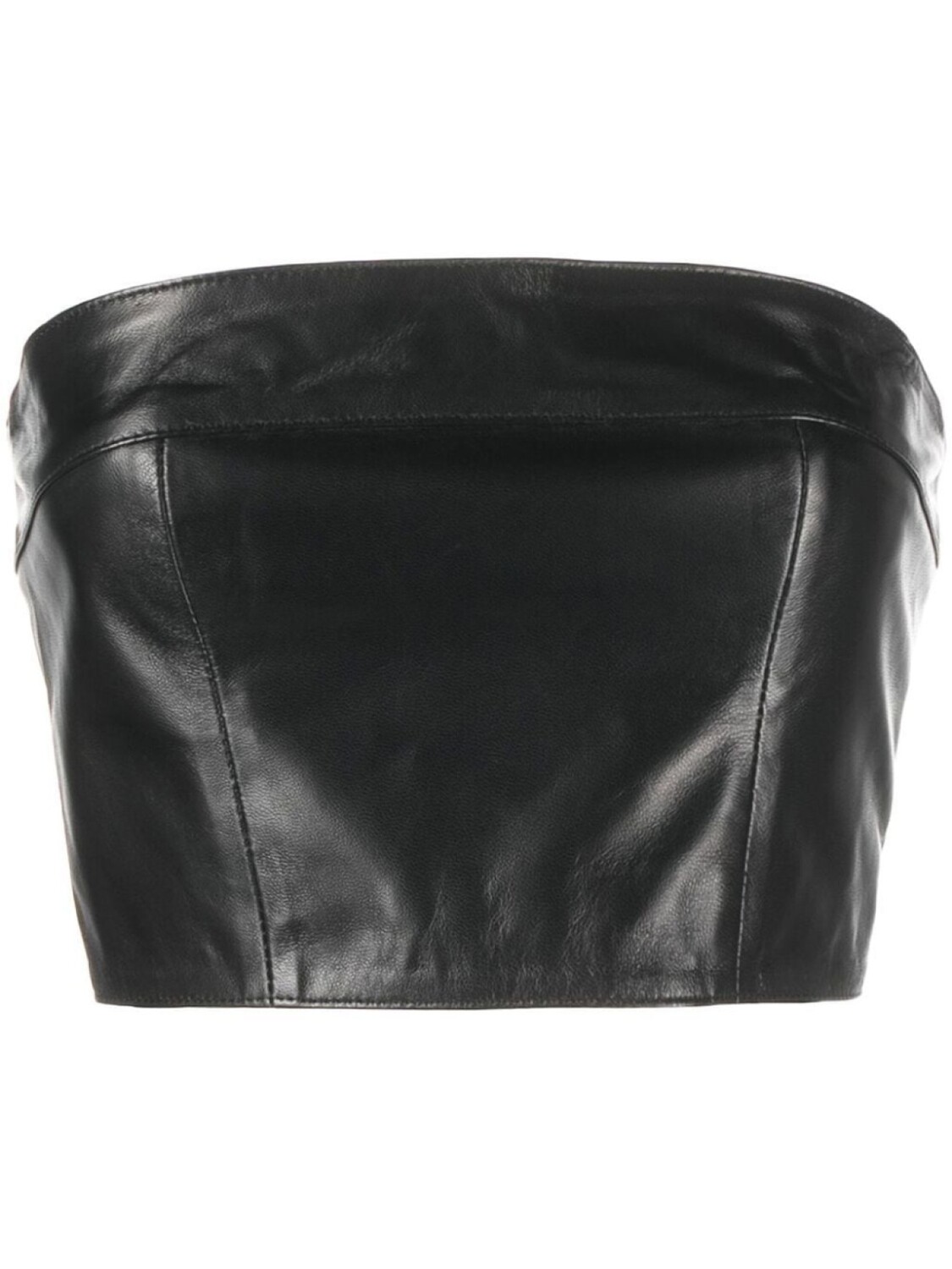 Manokhi укороченный кожаный топ, черный
Manokhi укороченный кожаный топ, черный