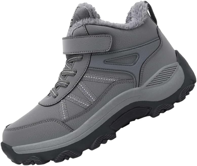 Мужские большие зимние кроссовки с толстой подкладкой для сохранения тепла, повседневные спортивные, легкие и противоскользящие, удобные снежные ботинки, подходят для путешествий, работы и вождения Fmshi, темно-серый
Мужские большие зимние кроссовки с толстой подкладкой для сохранения тепла, повседневные спортивные, легкие и противоскользящие, удобные снежные ботинки, подходят для путешествий, работы и вождения Fmshi, темно-серый