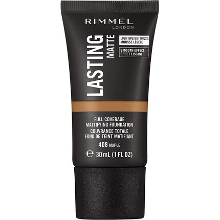 Rimmel Lasting Matte Foundation 408 Клен 30 мл
Rimmel Lasting Matte Foundation 408 Клен 30 мл