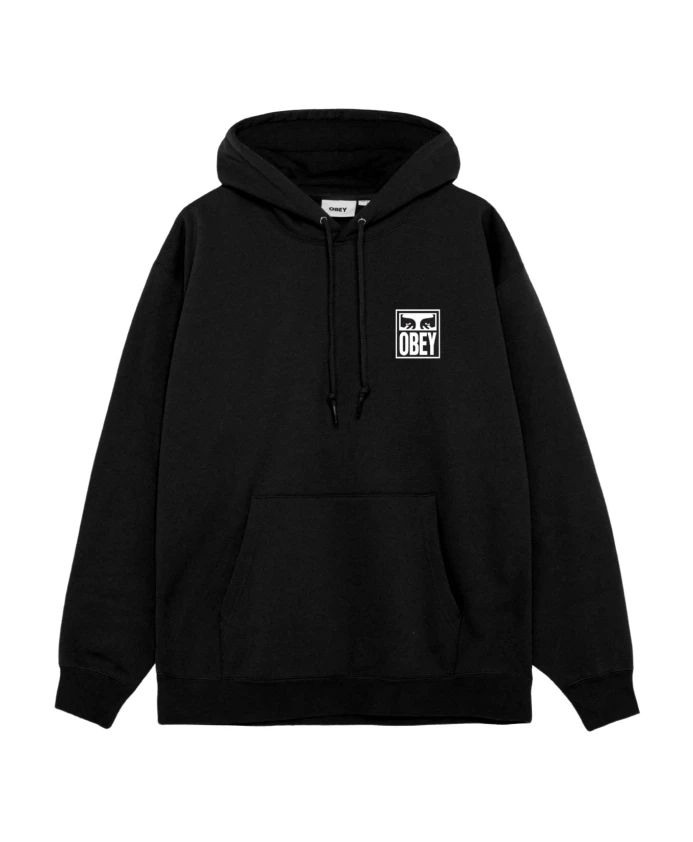 Худи с изображением глаз Obey, черный
Худи с изображением глаз Obey, черный