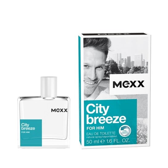 Туалетная вода, 50 мл Mexx, City Breeze for Him 
Туалетная вода, 50 мл Mexx, City Breeze for Him