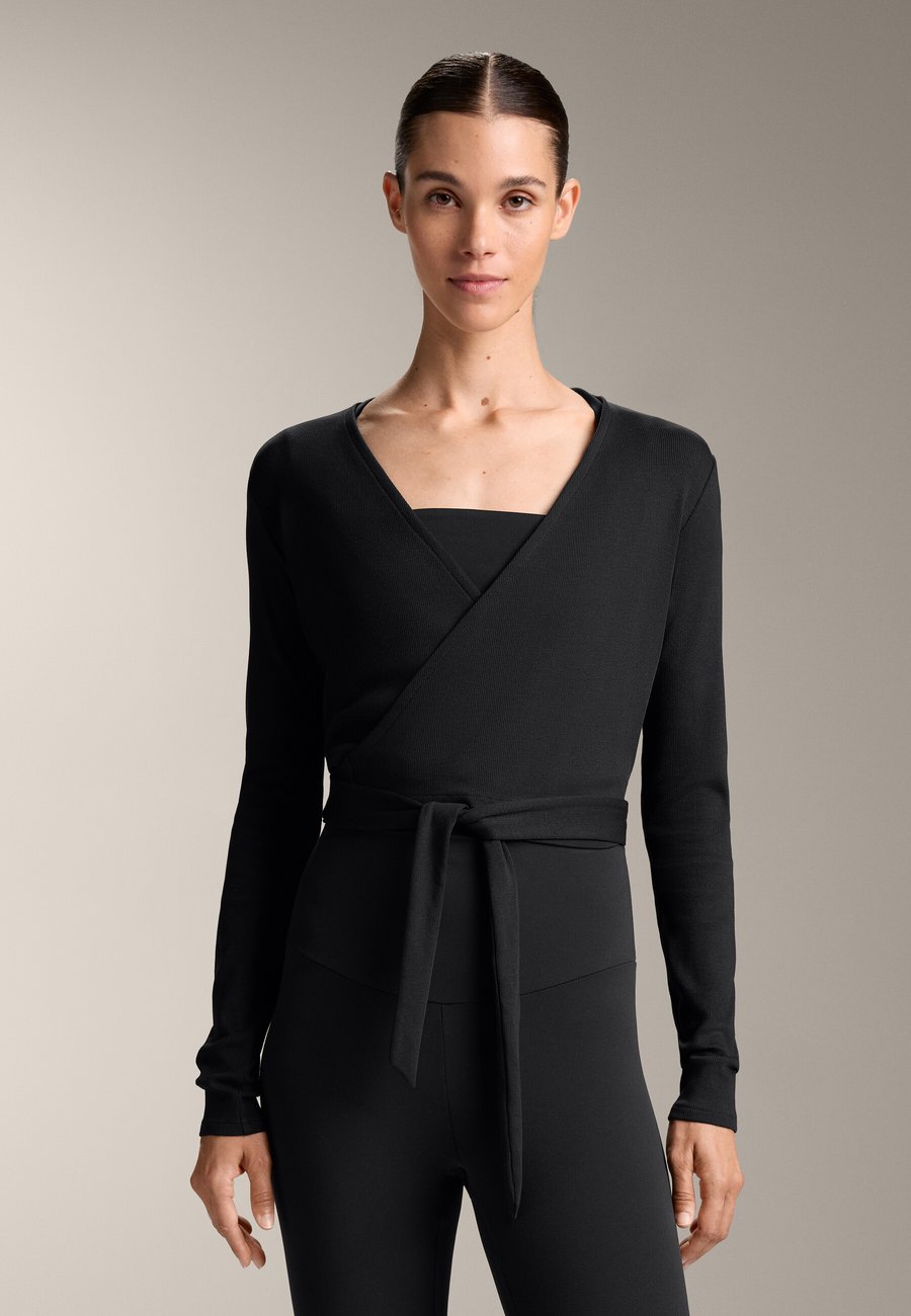 Топ OYSHO RIB COTTON WRAP, Black
Топ OYSHO RIB COTTON WRAP, Black