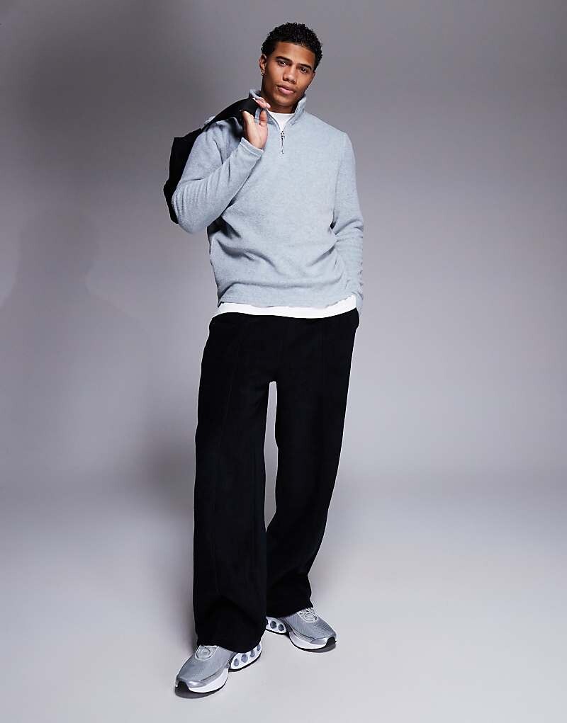 ASOS DESIGN – Серая флисовая толстовка на молнии
ASOS DESIGN – Серая флисовая толстовка на молнии