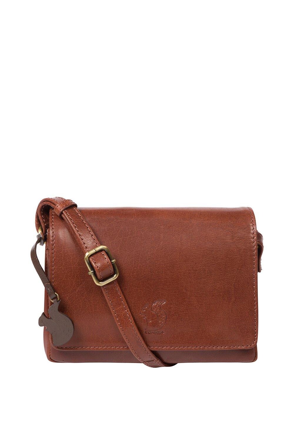 Кожаная сумка через плечо 'Marta' Conkca London, коричневый
Кожаная сумка через плечо 'Marta' Conkca London, коричневый