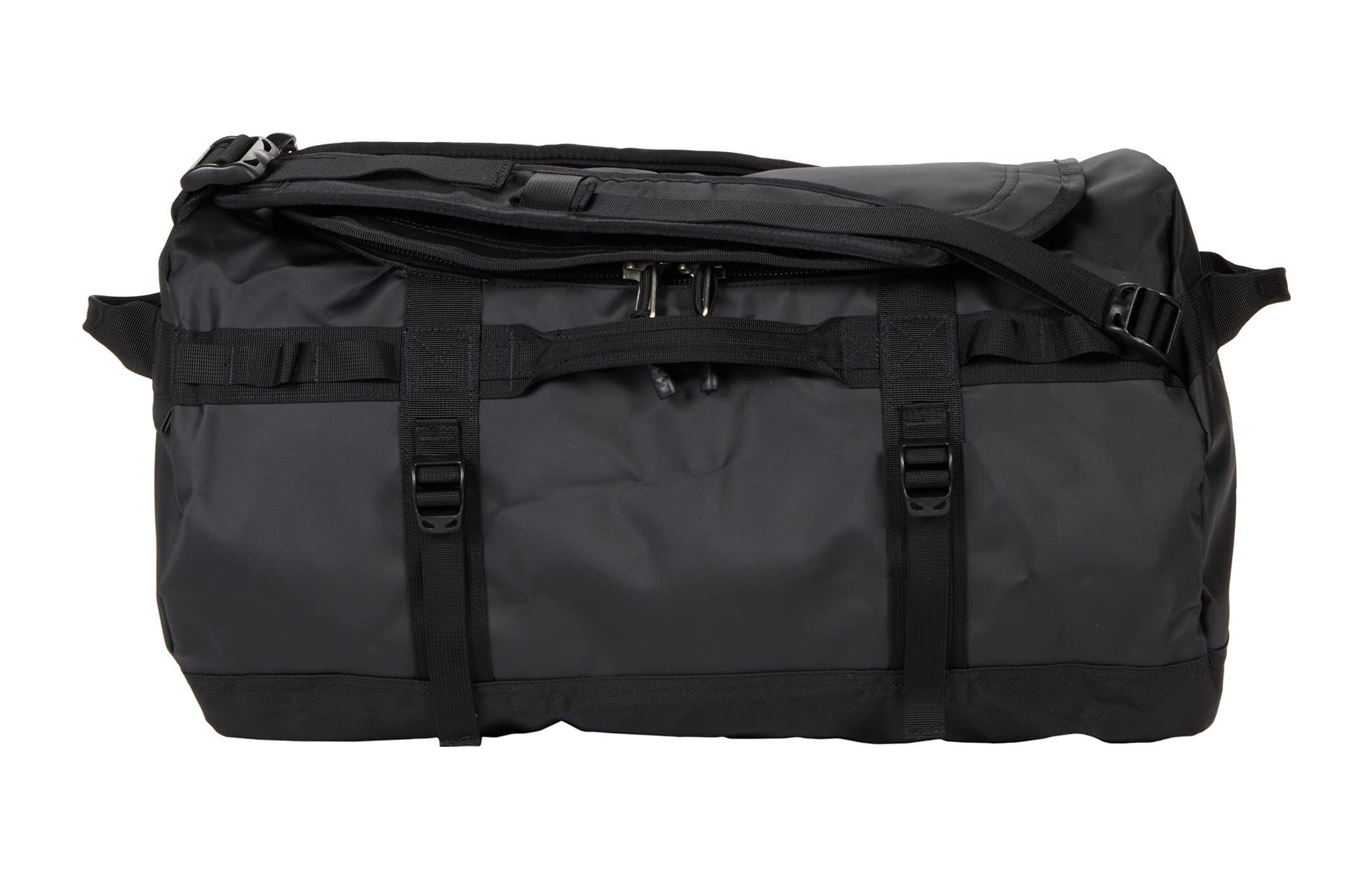 50-литровая спортивная сумка, дорожная сумка, рюкзак с двумя лямками, сумка через плечо, уличная сумка Ткань чистый черный Унисекс THE NORTH FACE