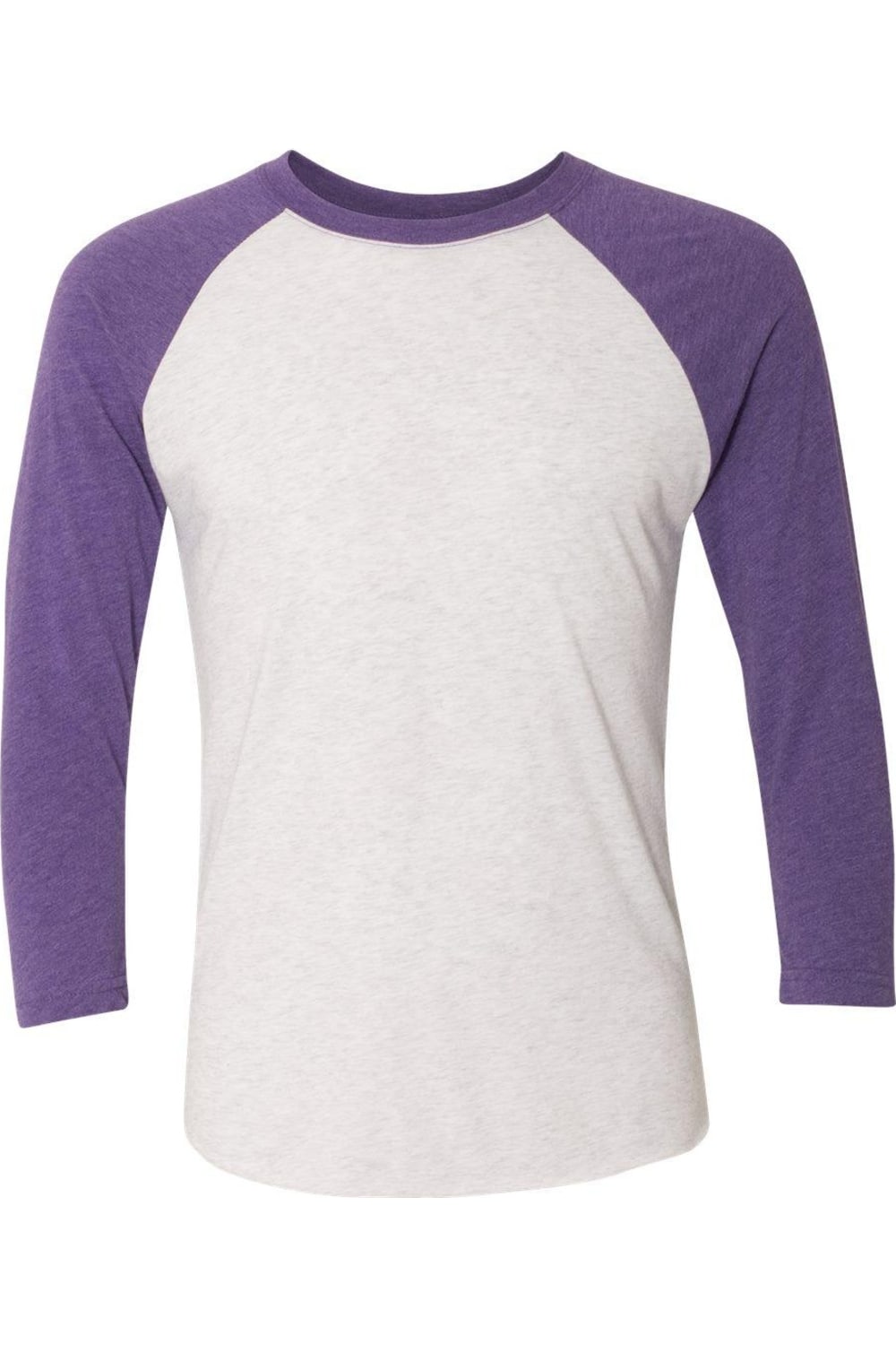 Футболка унисекс Triblend с рукавами реглан три четверти Next Level, цвет purple rush sleeves/ heather white body
Футболка унисекс Triblend с рукавами реглан три четверти Next Level, цвет purple rush sleeves/ heather white body