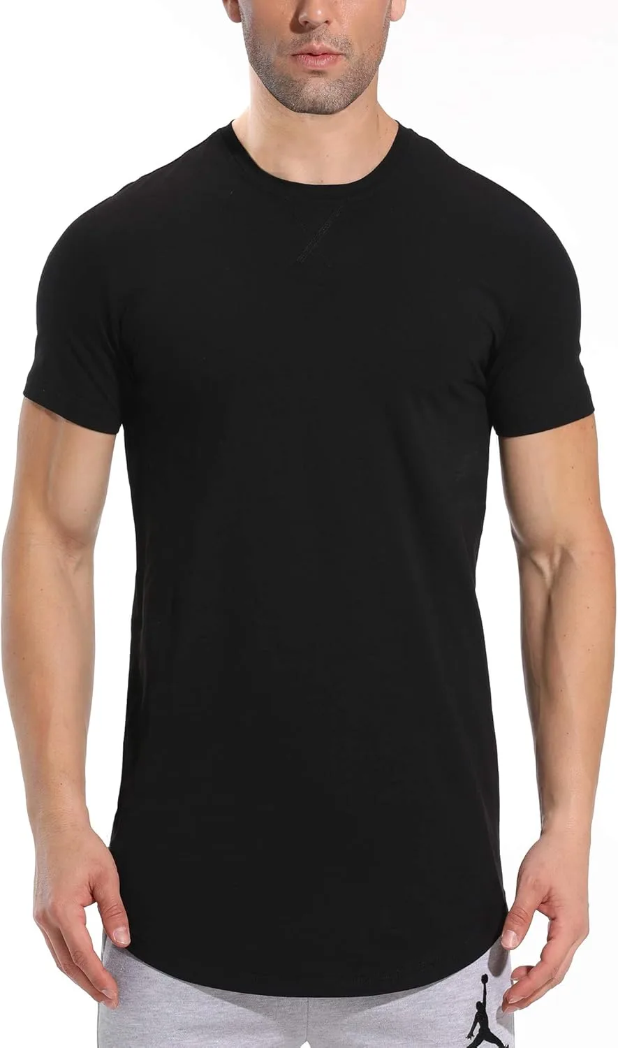Letaotao мужская футболка longline slim fit для тренировок
Letaotao мужская футболка longline slim fit для тренировок