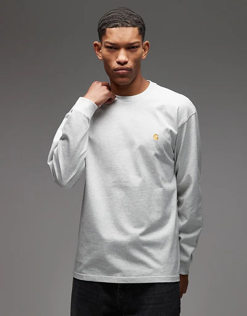 Футболка с длинным рукавом Carhartt WIP Chase серого цвета
Футболка с длинным рукавом Carhartt WIP Chase серого цвета