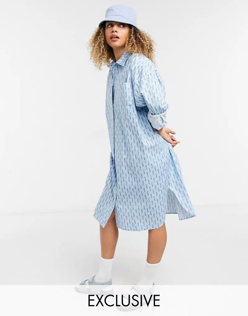 Синее платье-рубашка оверсайз миди COLLUSION в полоску Collusion, Синий, Синее платье-рубашка оверсайз миди COLLUSION в полоску Collusion
Синее платье-рубашка оверсайз миди COLLUSION в полоску Collusion, Синий, Синее платье-рубашка оверсайз миди COLLUSION в полоску Collusion