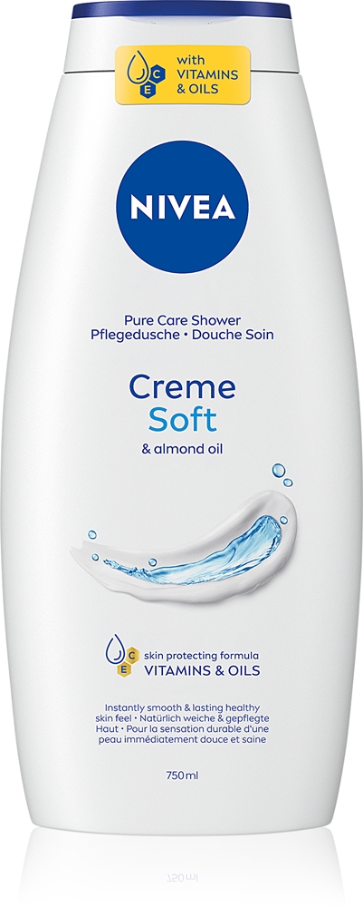 Кремовый мягкий гель для душа, приятный для кожи Nivea, 750 мл
Кремовый мягкий гель для душа, приятный для кожи Nivea, 750 мл