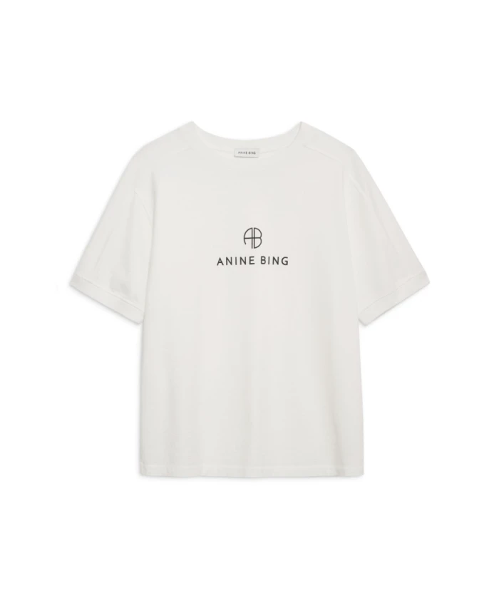 Футболка с монограммой Anine Bing, бежевый
Футболка с монограммой Anine Bing, бежевый