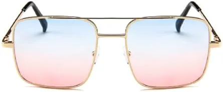 Солнцезащитные очки 2027 Square Double Beam для женщин и мужчин, оправа из металлического сплава, винтажные зеркальные очки большого размера MTZJH, Pink Gold
Солнцезащитные очки 2027 Square Double Beam для женщин и мужчин, оправа из металлического сплава, винтажные зеркальные очки большого размера MTZJH, Pink Gold