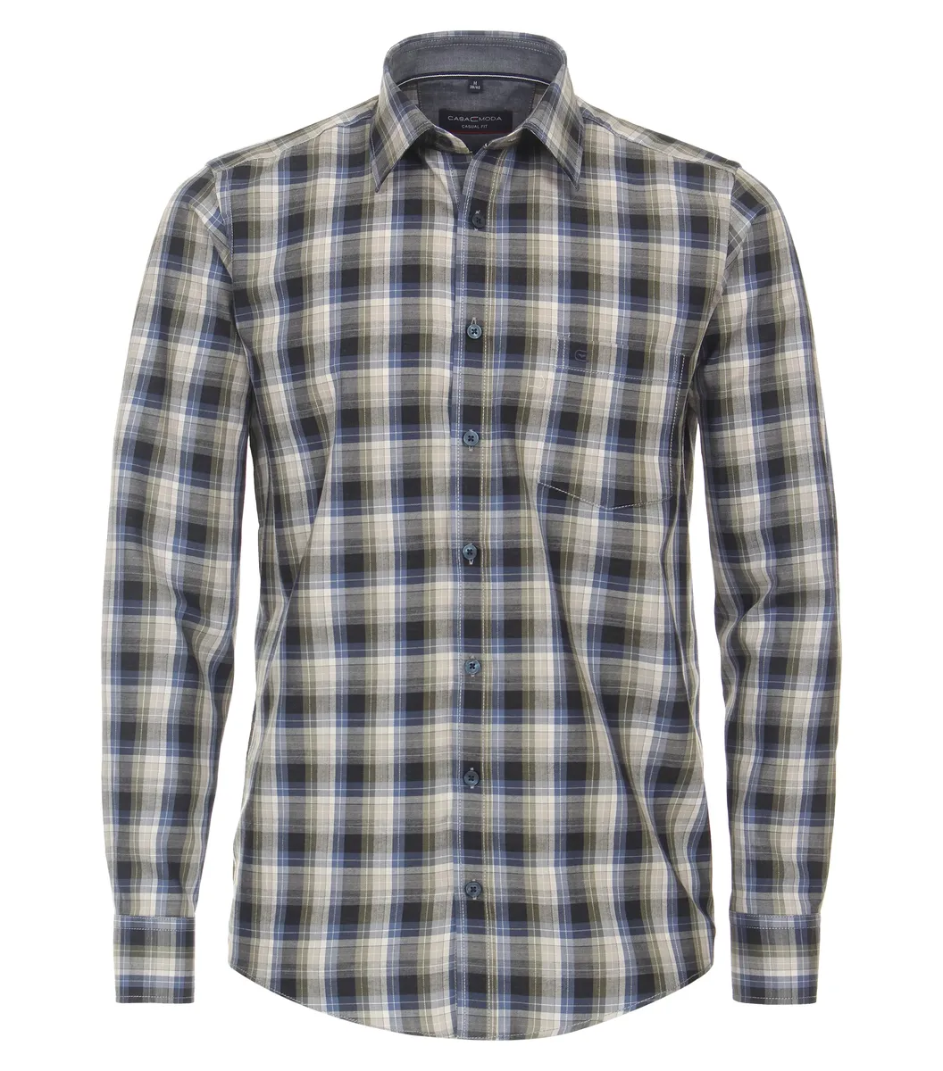 Рубашка CASAMODA с длинными рукавами "Повседневная рубашка CASAMODA в клетку", синий
Рубашка CASAMODA с длинными рукавами "Повседневная рубашка CASAMODA в клетку", синий