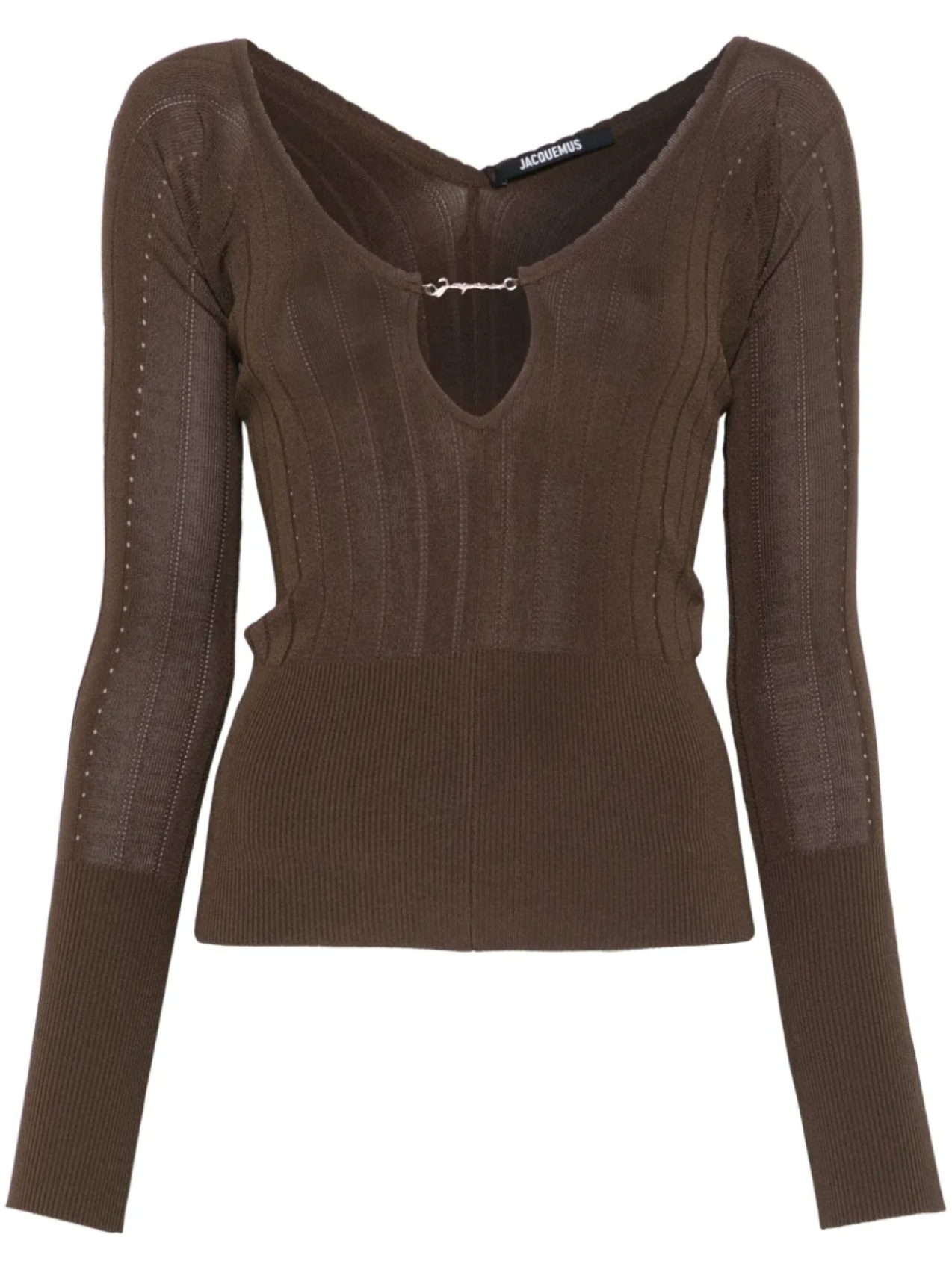 Jacquemus топ Le sommet Pralù, коричневый
Jacquemus топ Le sommet Pralù, коричневый