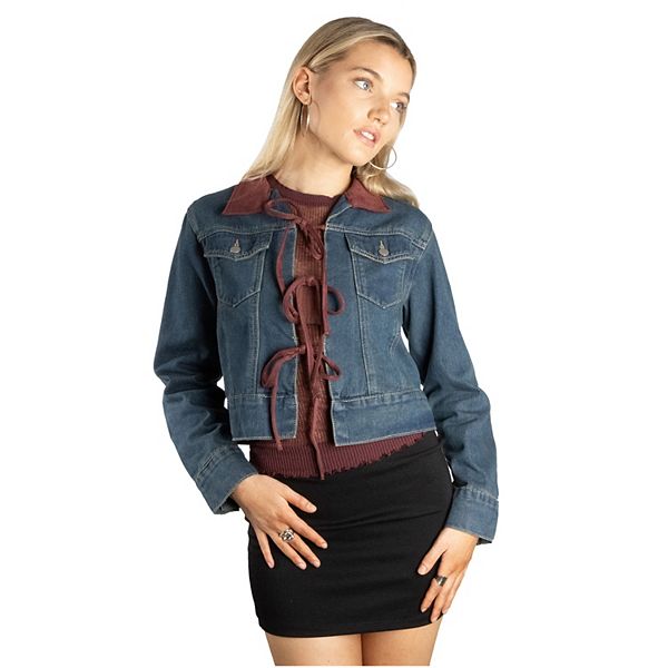 Джинсовка с тройной контрастной застежкой Jess By Meiko, Wash Denim Burgundy
Джинсовка с тройной контрастной застежкой Jess By Meiko, Wash Denim Burgundy