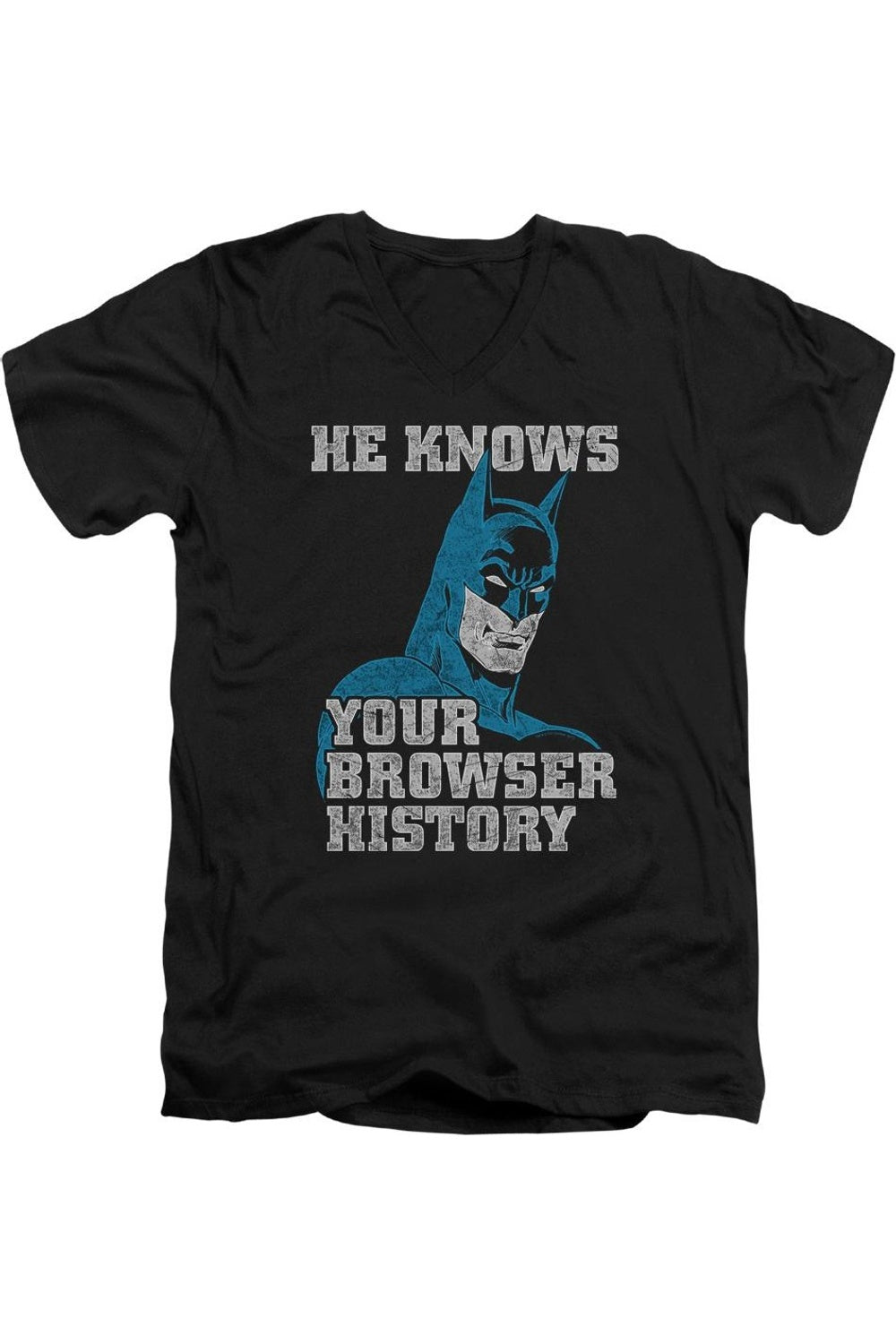 Футболка из хлопка премиум-класса с коротким рукавом и V-образным вырезом для взрослых «Бэтмен знает» Gildan, черный
Футболка из хлопка премиум-класса с коротким рукавом и V-образным вырезом для взрослых «Бэтмен знает» Gildan, черный