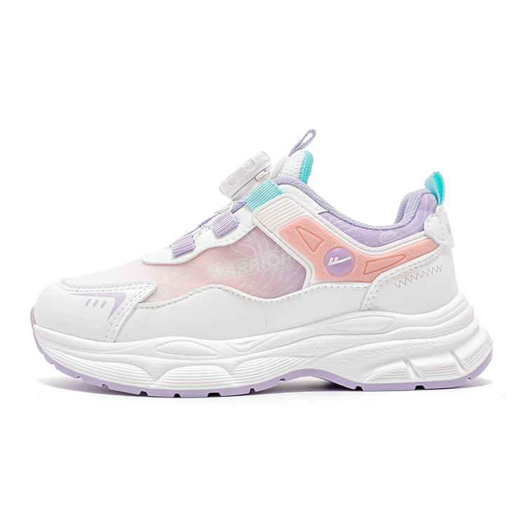 Дышащие детские кроссовки для бега WARRIOR, белый/розовый/фиолетовый
Дышащие детские кроссовки для бега WARRIOR, белый/розовый/фиолетовый