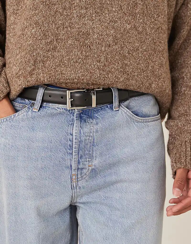 Двусторонний ремень Polo Ralph Lauren из кожи среднего размера черного цвета
Двусторонний ремень Polo Ralph Lauren из кожи среднего размера черного цвета