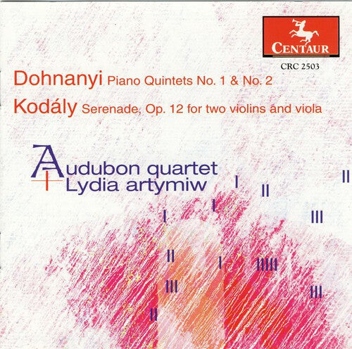 CD диск Dohnanyi / Kodaly / Artymiw / Audubon: Piano Quintets 1 & 2 / Serenade Op 12
CD диск Dohnanyi / Kodaly / Artymiw / Audubon: Piano Quintets 1 & 2 / Serenade Op 12