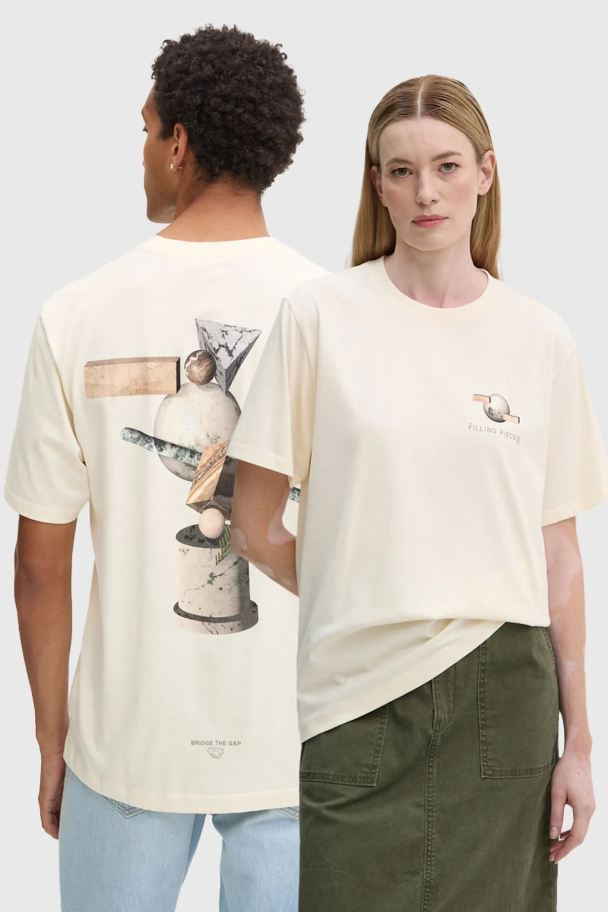 Хлопковая футболка Filling Pieces, бежевый
Хлопковая футболка Filling Pieces, бежевый