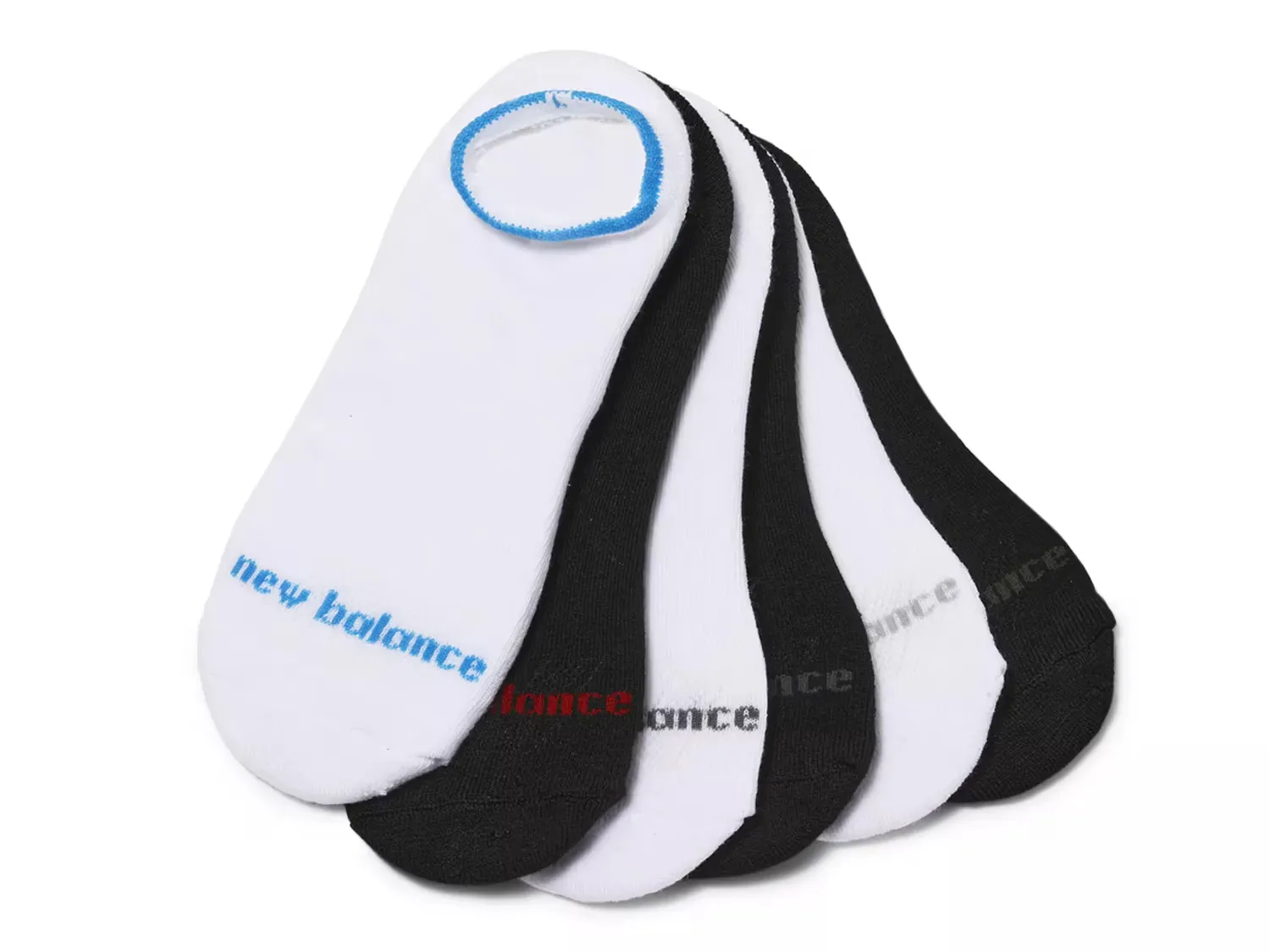 Носки мужские No Show Liner - 6 пар New Balance, Black/White
Носки мужские No Show Liner - 6 пар New Balance, Black/White