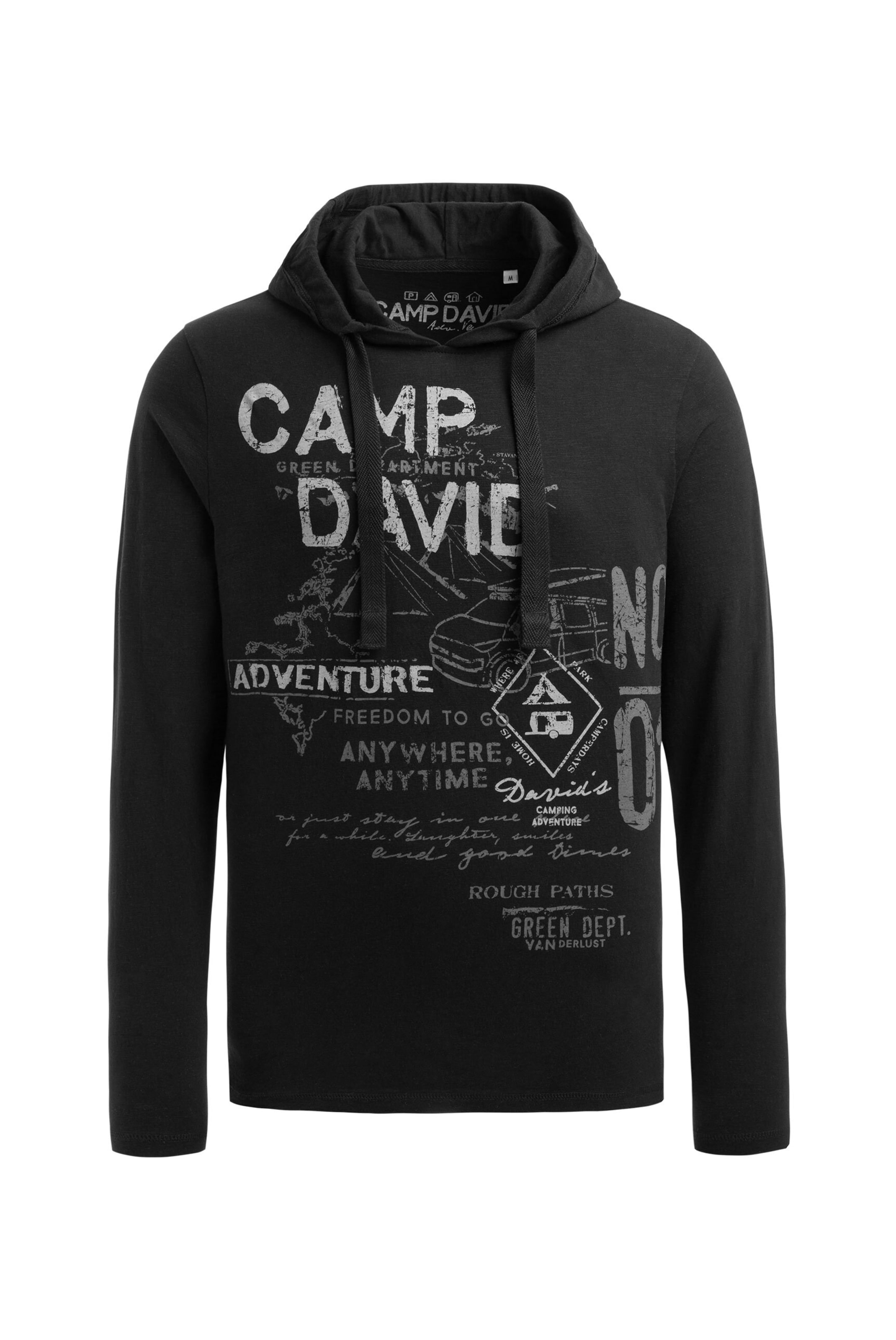 CAMP DAVID Толстовка в черном цвете, Черный, CAMP DAVID Толстовка в черном цвете
CAMP DAVID Толстовка в черном цвете, Черный, CAMP DAVID Толстовка в черном цвете