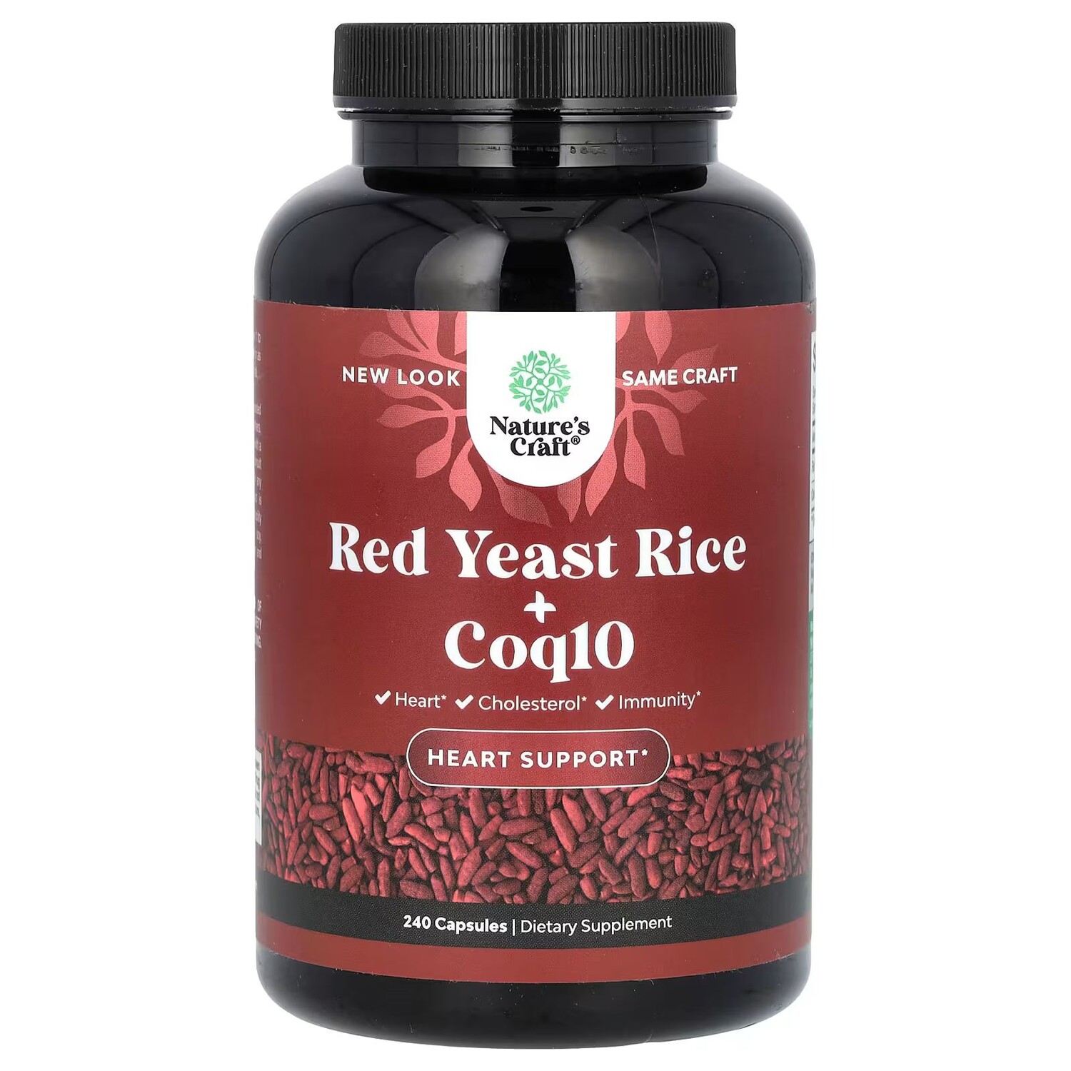 Красный дрожжевой рис + CoQ10, 240 капсул Nature'S Craft
Красный дрожжевой рис + CoQ10, 240 капсул Nature'S Craft