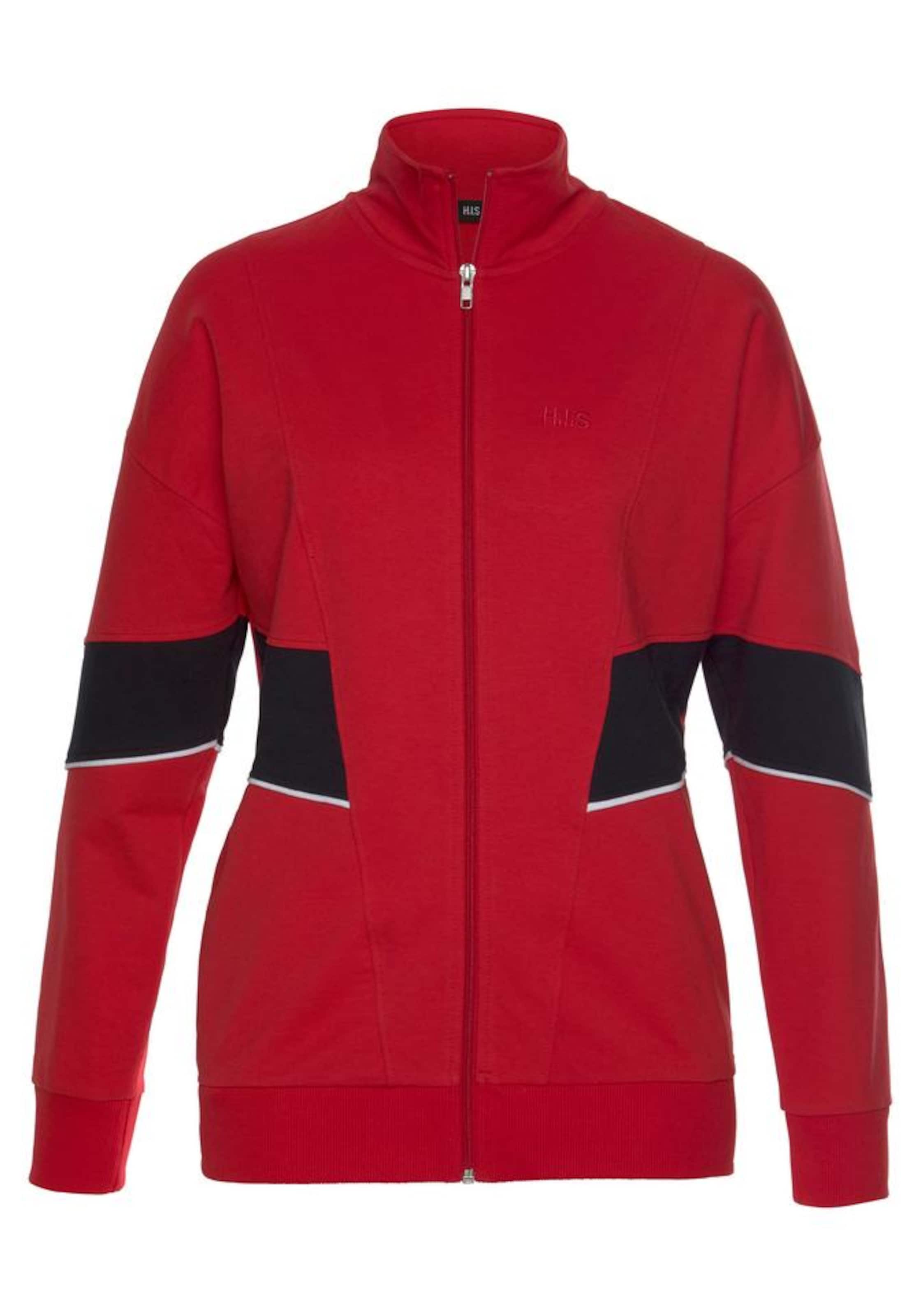 H.I.S Красный худи на молнии
H.I.S Красный худи на молнии