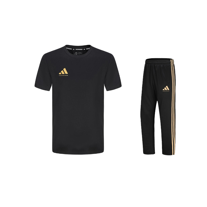 Таеквондо повседневная спортивная одежда унисекс Black Gold Adidas, черный золотой
Таеквондо повседневная спортивная одежда унисекс Black Gold Adidas, черный золотой