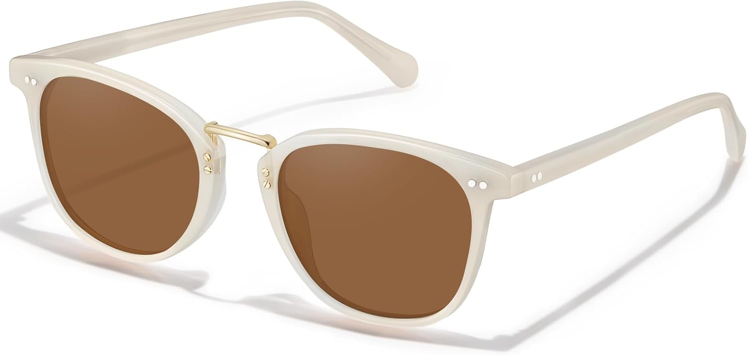 Солнцезащитные очки CARFIA из ацетата с поляризацией для женщин, защита от УФ-излучения, ретро-стиль, металлическая перемычка, модные солнцезащитные очки для женщин, 1. Light Pink Frame Brown Lens
Солнцезащитные очки CARFIA из ацетата с поляризацией для женщин, защита от УФ-излучения, ретро-стиль, металлическая перемычка, модные солнцезащитные очки для женщин, 1. Light Pink Frame Brown Lens