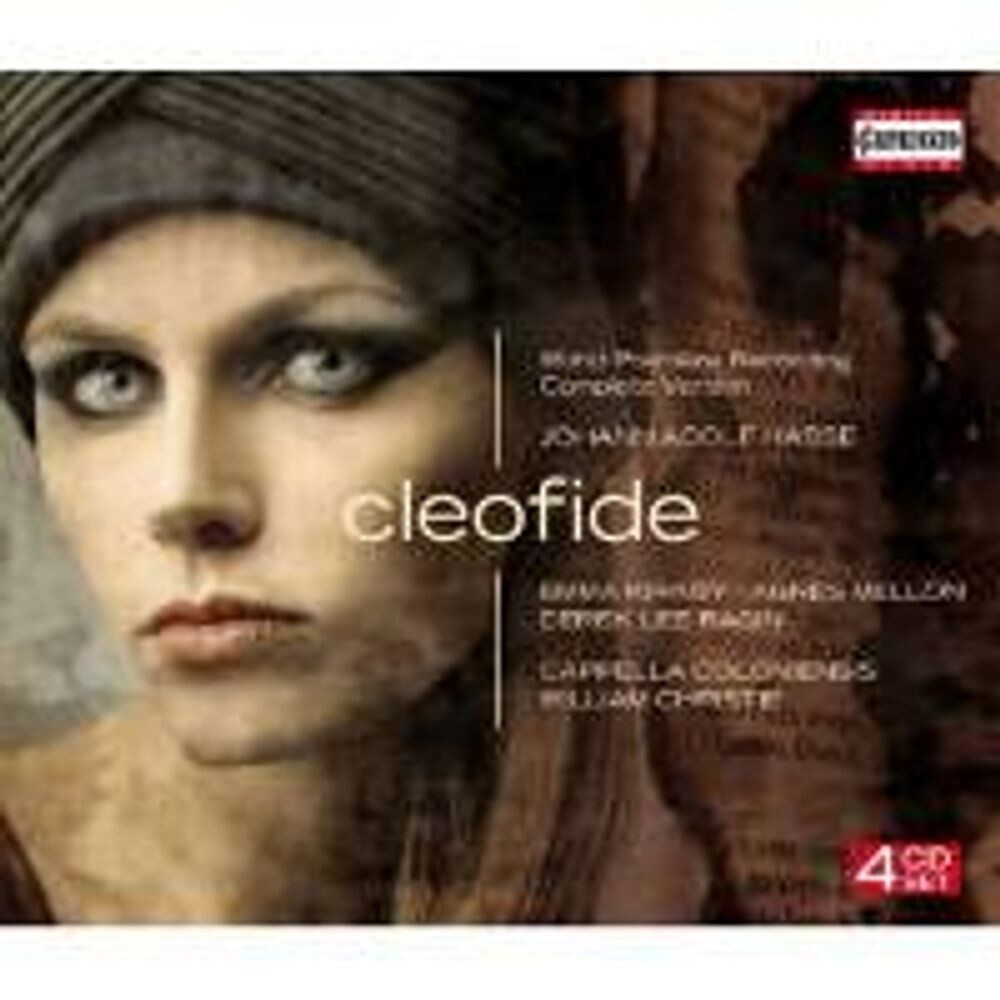 Диск CD Hasse: Cleofide (Complete Version) - Johann Adolf Hasse, William Christie, Emma Kirkby, Derek Lee Ragin, Cappella Coloniensis
Диск CD Hasse: Cleofide (Complete Version) - Johann Adolf Hasse, William Christie, Emma Kirkby, Derek Lee Ragin, Cappella Coloniensis