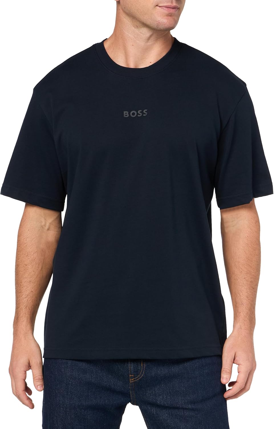 Мужская хлопковая футболка BOSS Tonal Center Logo, Blueberry Blue, Синий, Мужская хлопковая футболка BOSS Tonal Center Logo, Blueberry Blue
Мужская хлопковая футболка BOSS Tonal Center Logo, Blueberry Blue, Синий, Мужская хлопковая футболка BOSS Tonal Center Logo, Blueberry Blue