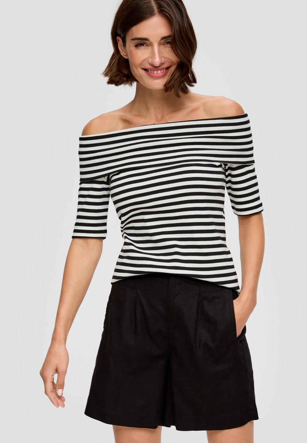 Футболка с принтом GESTREIFTES MIT CARMEN-AUSSCHNITT s.Oliver, кремовый
Футболка с принтом GESTREIFTES MIT CARMEN-AUSSCHNITT s.Oliver, кремовый