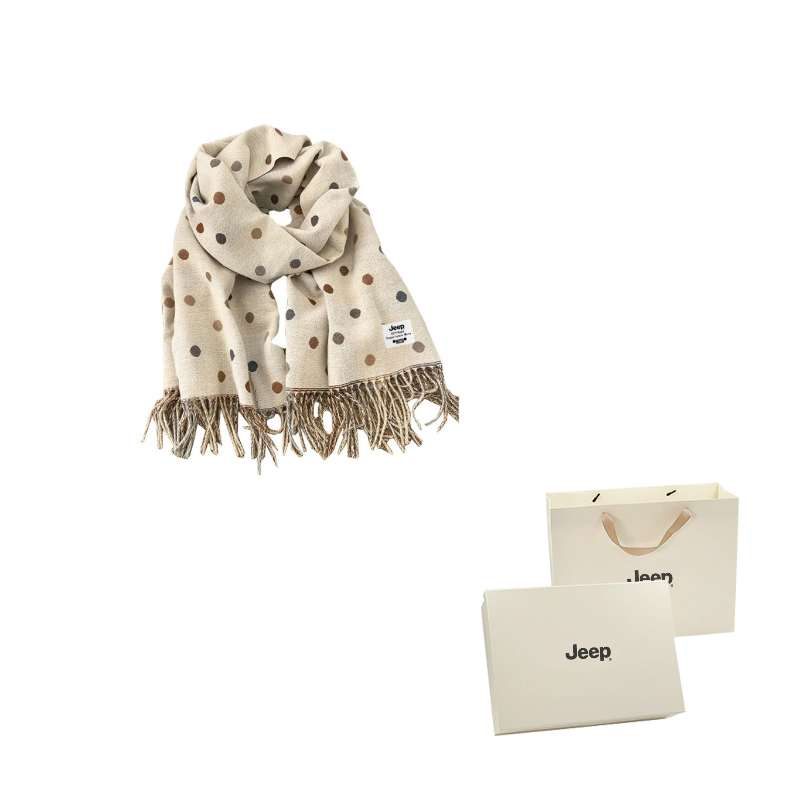 Шарф из полиэстера Unisex Jeep, бежевый
Шарф из полиэстера Unisex Jeep, бежевый