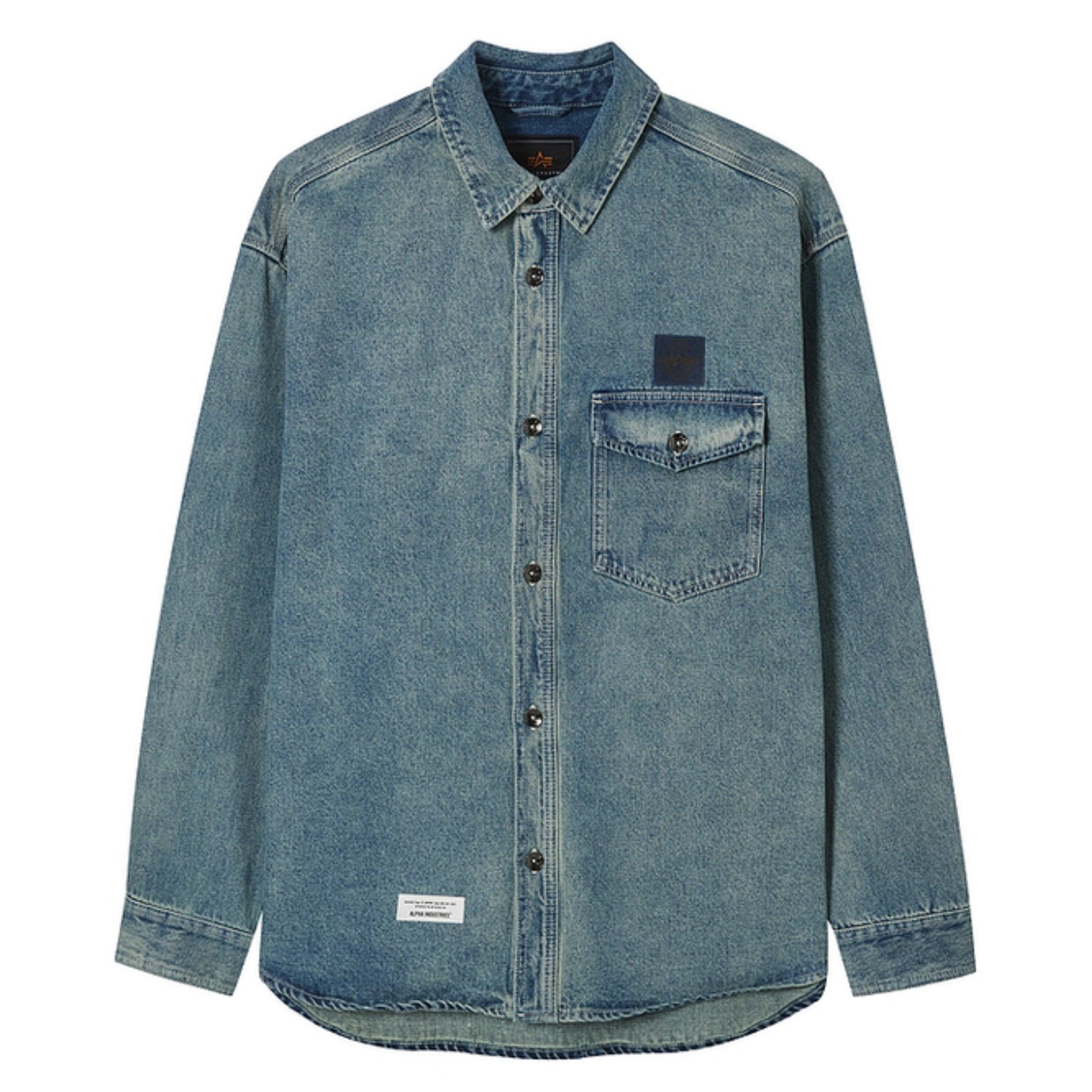 Alpha Industries Мужская синяя рубашка
Alpha Industries Мужская синяя рубашка